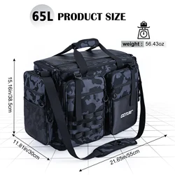 Bolsa impermeable Goture 65L para señuelos y aparejos de pesca