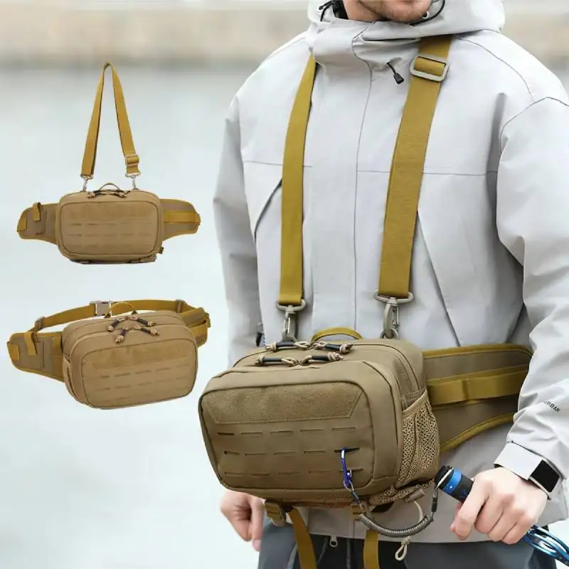 Bolsa de pesca táctica para señuelos, riñonera y bandolera - imagen 3