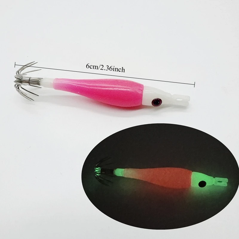 Plantilla de calamar brillante Ackibbik para pesca de pulpo - imagen 4