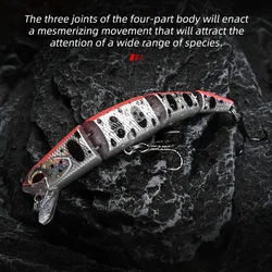 Jerkbait Allblue articulado hundido 70-90mm para lubina y lucio
