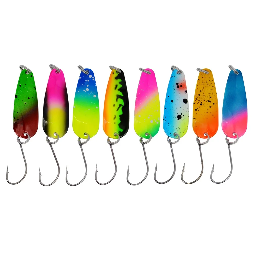 Cucharillas Spoon de cobre – Anzuelos pesca - imagen 3