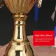 Trofeo metal dorado escultórico sin tapa, gran tamaño campeón - imagen 2