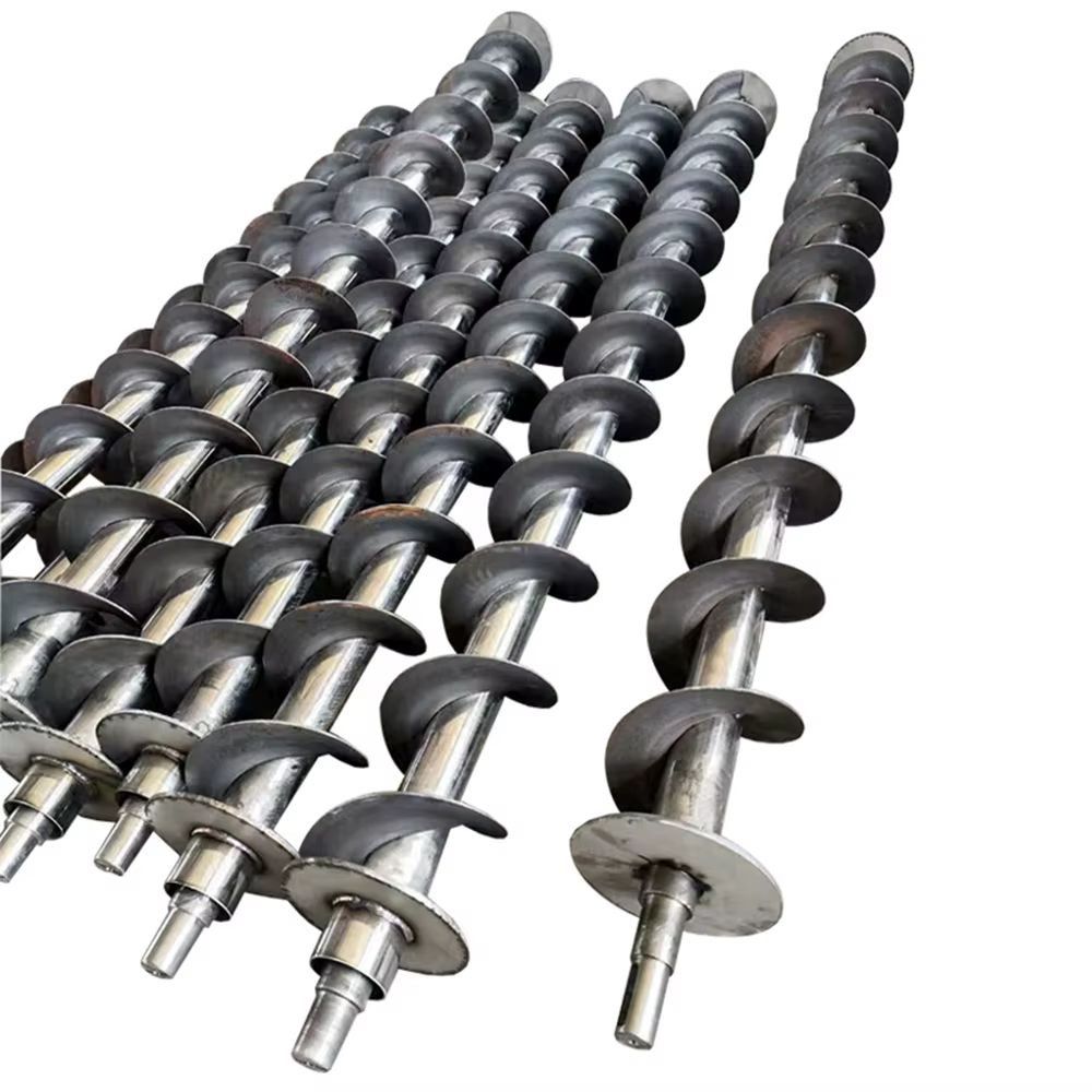 Cuchillas de Tornillo Transportador CNC – Acero Inox y Mn