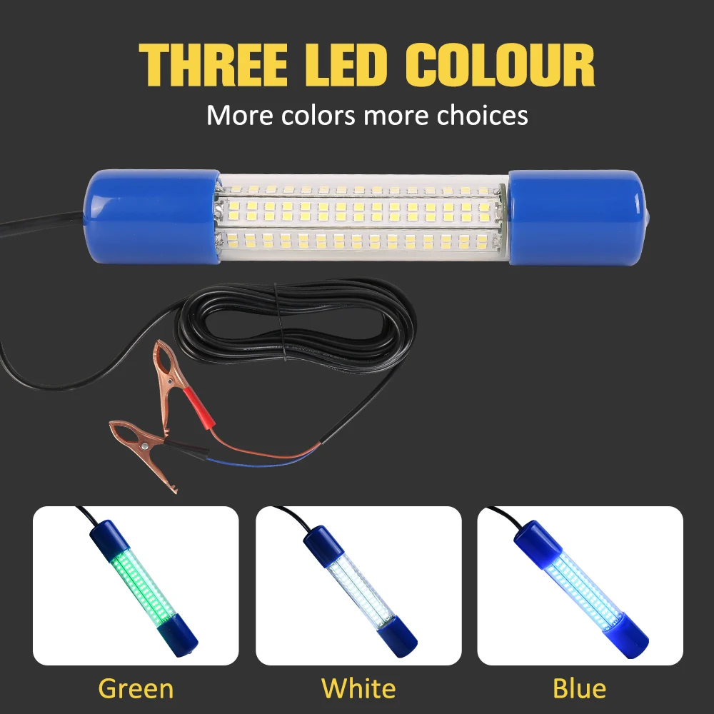 Luz subacuática para atraer peces y atraer atención en agua oscura