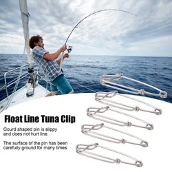 Clips de acero inoxidable con ojo abierto para pesca de atún y crustáceos