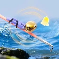 Alarma Campana de Pesca Anticorrosión Resistente para Cañas