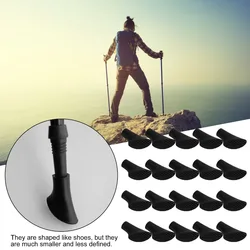 Puntas de repuesto PVC negro para bastones de trekking 11 mm