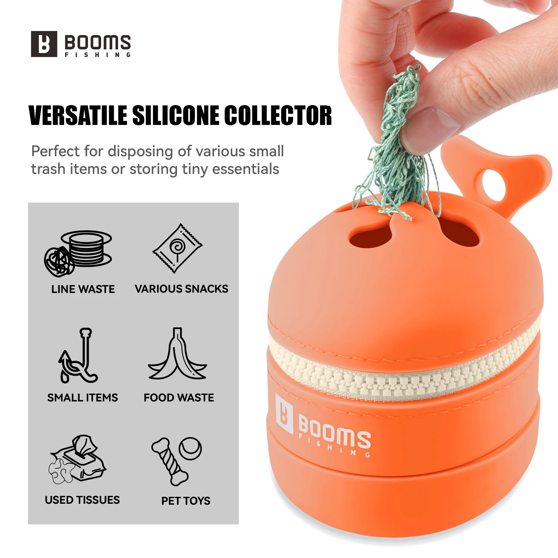 Booms Fishing ST2 – Recogedor retráctil silicona residuos pesca - imagen 4