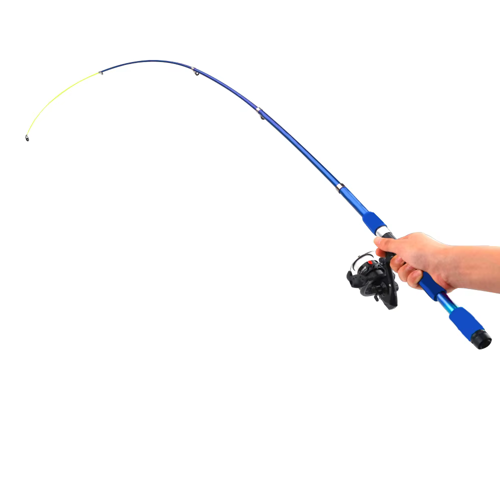 FTK Kit Caña Pesca Telescópica Fibra de Carbono Ligero con Carrete - imagen 4