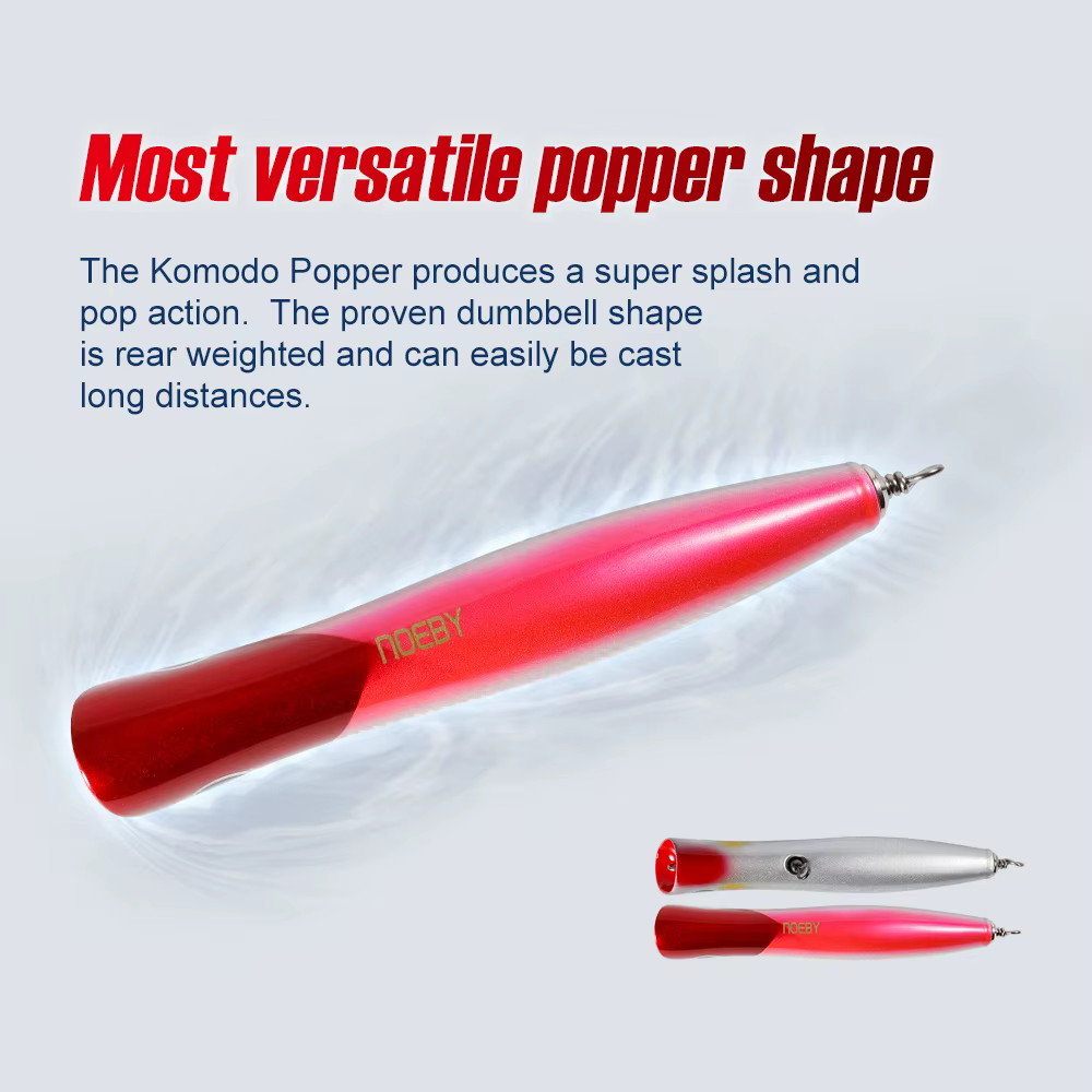 Popper Noeby GT 180mm – Superficie grande para curricán mar - imagen 5