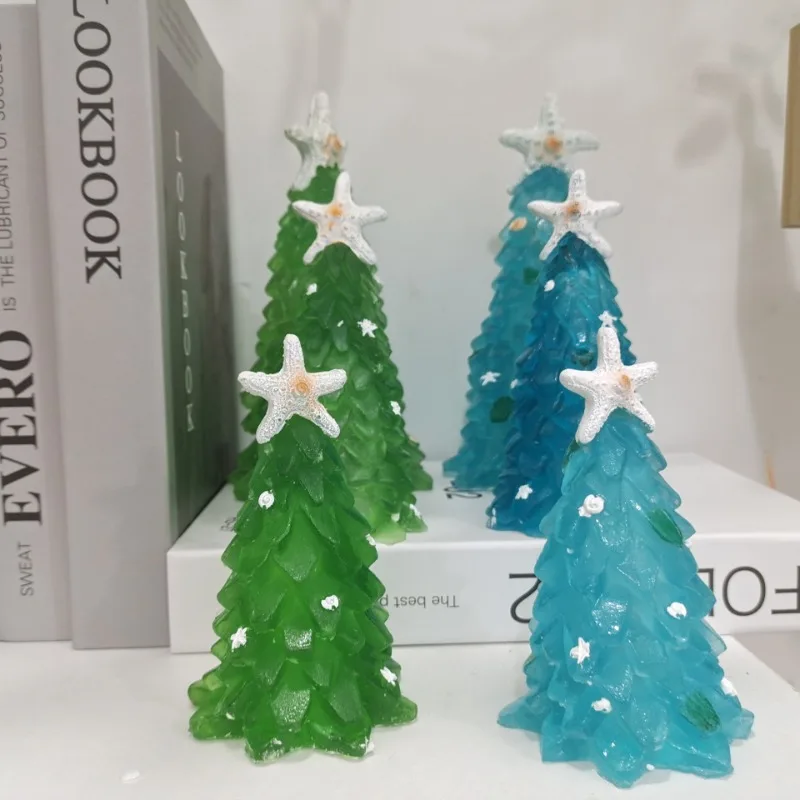 Adorno de resina estrella de mar jade para decoración marinera - imagen 3