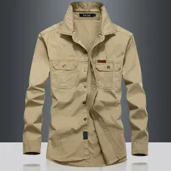 Camisa Algodón Puro 6XL Hombre – Informal Oversize Alta Calidad