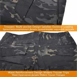 Pantalones tácticos outdoor con rodilleras – Resistentes al desgaste