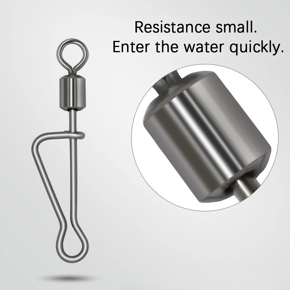 Giratorio Latón DNDYUJU con Connector - Acero Inox para Pesca