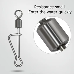 Giratorio Latón DNDYUJU con Connector - Acero Inox para Pesca