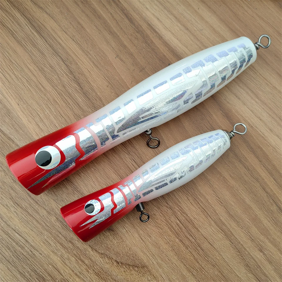 Popper GT superficie madera señuelo de pesca flotante resistente