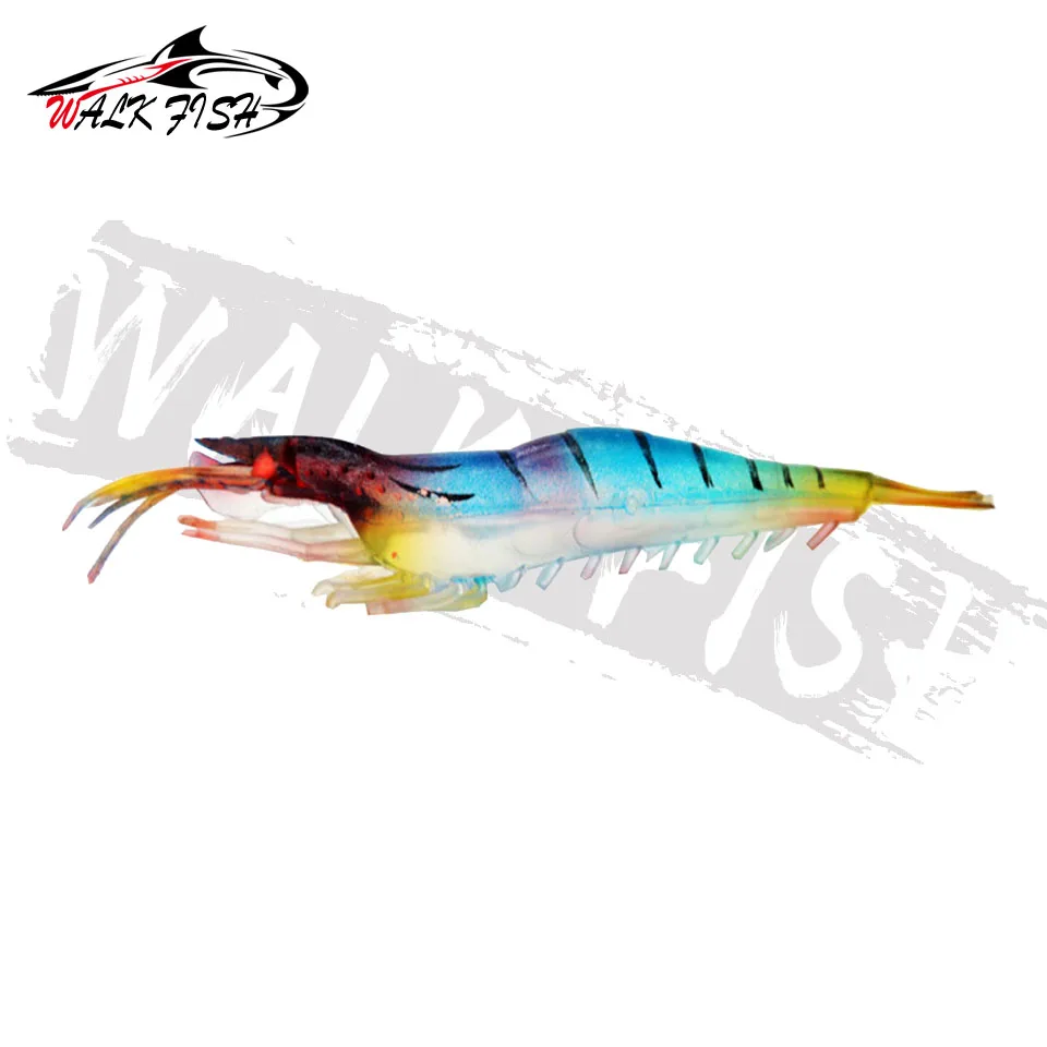 Señuelo WALK FISH 9cm – Vinilo Camarón con ojo luminoso - imagen 5