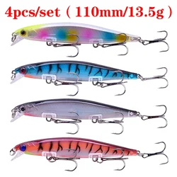 Señuelos Minnow y Crankbait Flotantes Crazy – Set Artificial Biónico para Pesca