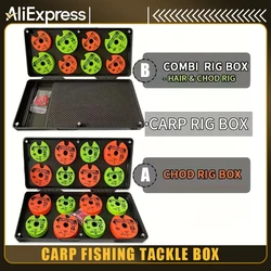 Rigtrip Estuche de aparejos de pesca de carpa - Compacto con espuma EVA
