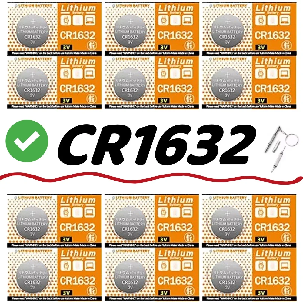 Pack de pilas CR1632 koonenda
