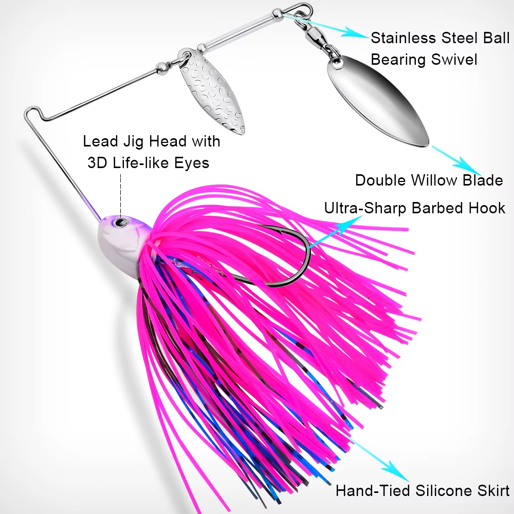 Buzzbait sin malezas Proberos para Lucio – Señuelo de pesca deportivo - imagen 4