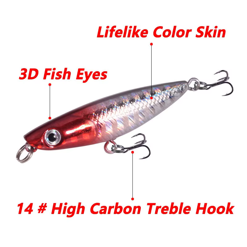 Mini Crankbait Minnow 4,5 cm – 1,9 g para bass - imagen 5