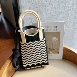 Bolso bandolera con cadena de mujer tipo muñeca con nudo