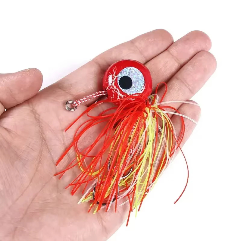 Tenya Tairaba Madai Jig Kabura Señuelo Pesca Camarón Falda Goma - imagen 5