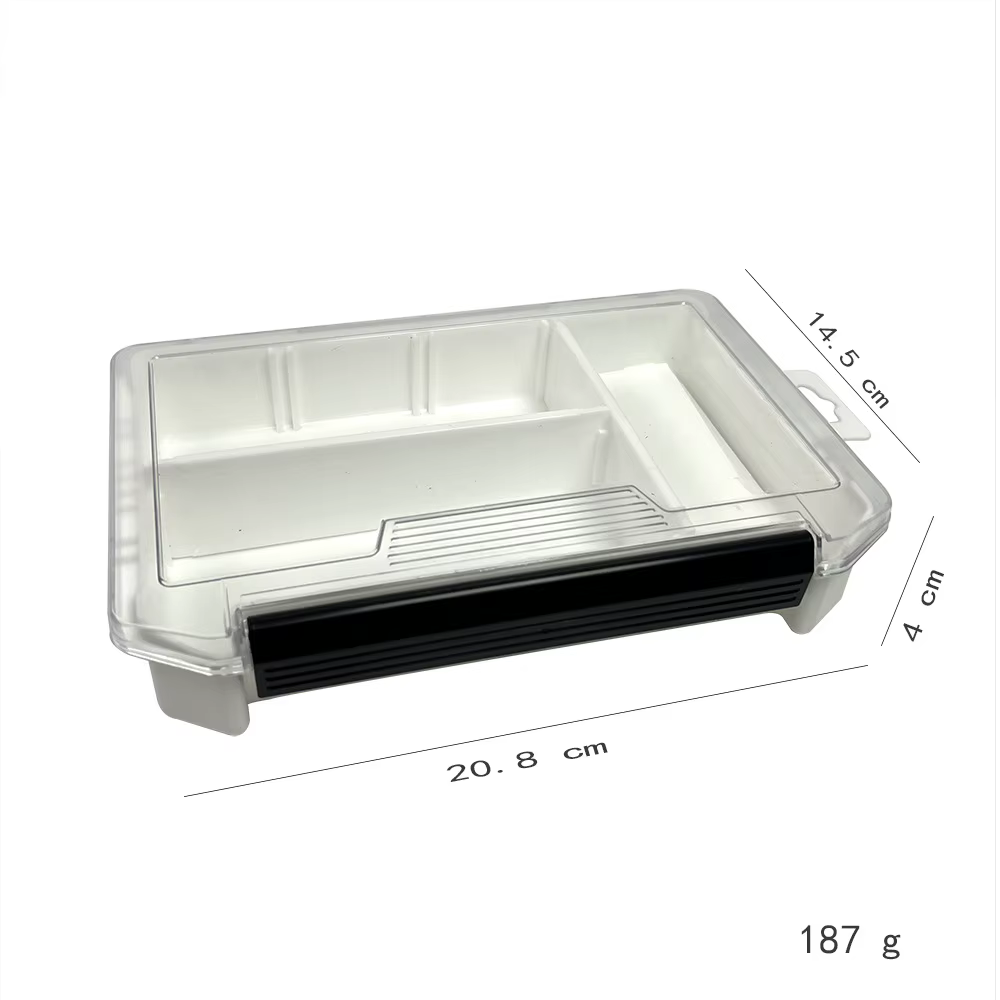 Caja aparejos de pesca portátil organizador señuelos gran capacidad - imagen 5