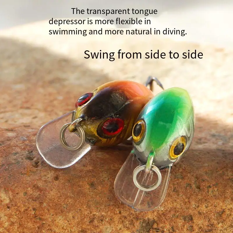 Señuelos flotantes tipo crankbait para trucha y lubina - imagen 4
