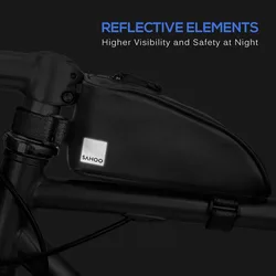 Bolsa Impermeable Triangular para Tubo Superior de Bicicleta 600D