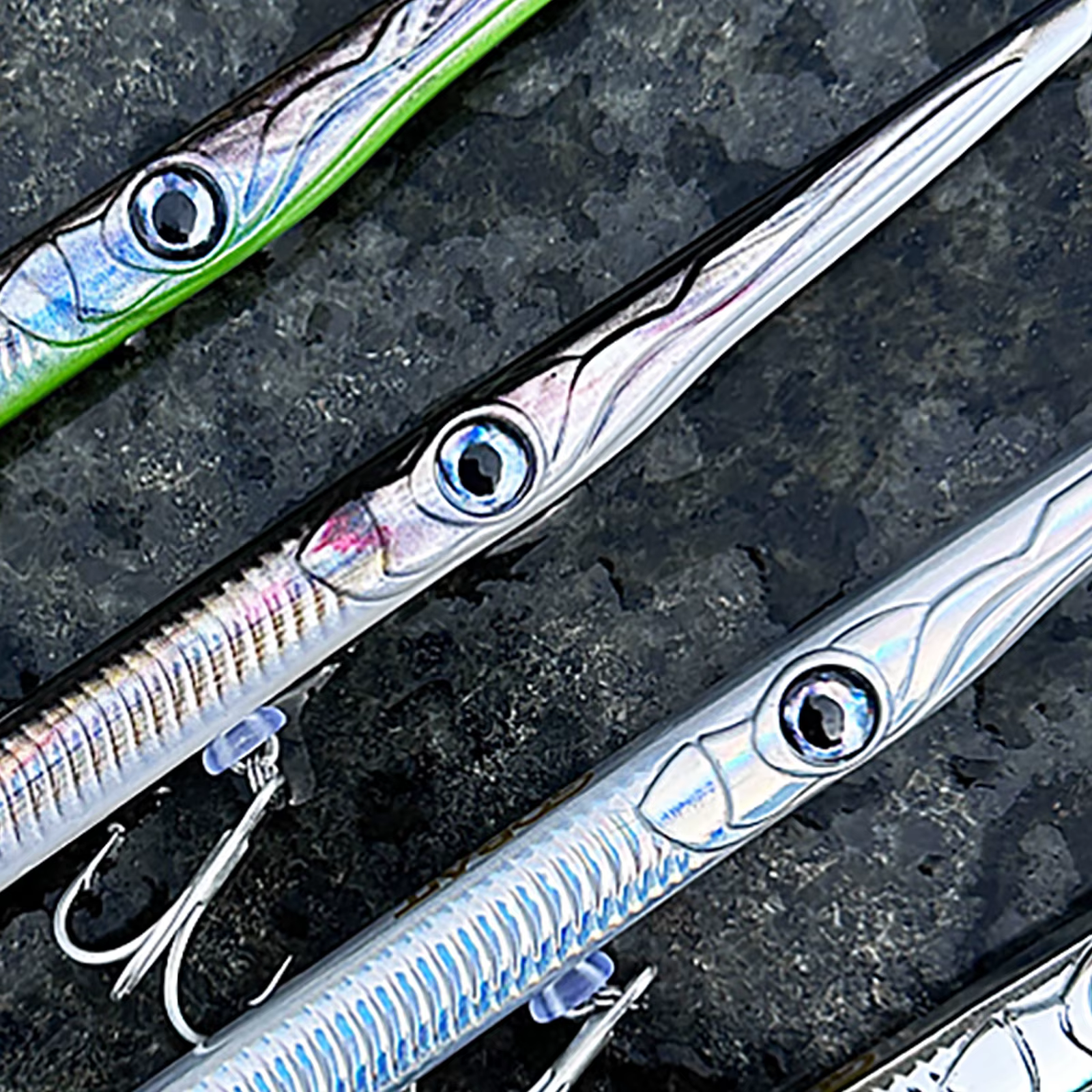 Señuelo Articulado de Pesca con Piel Biónica y Anzuelos Triples - imagen 4