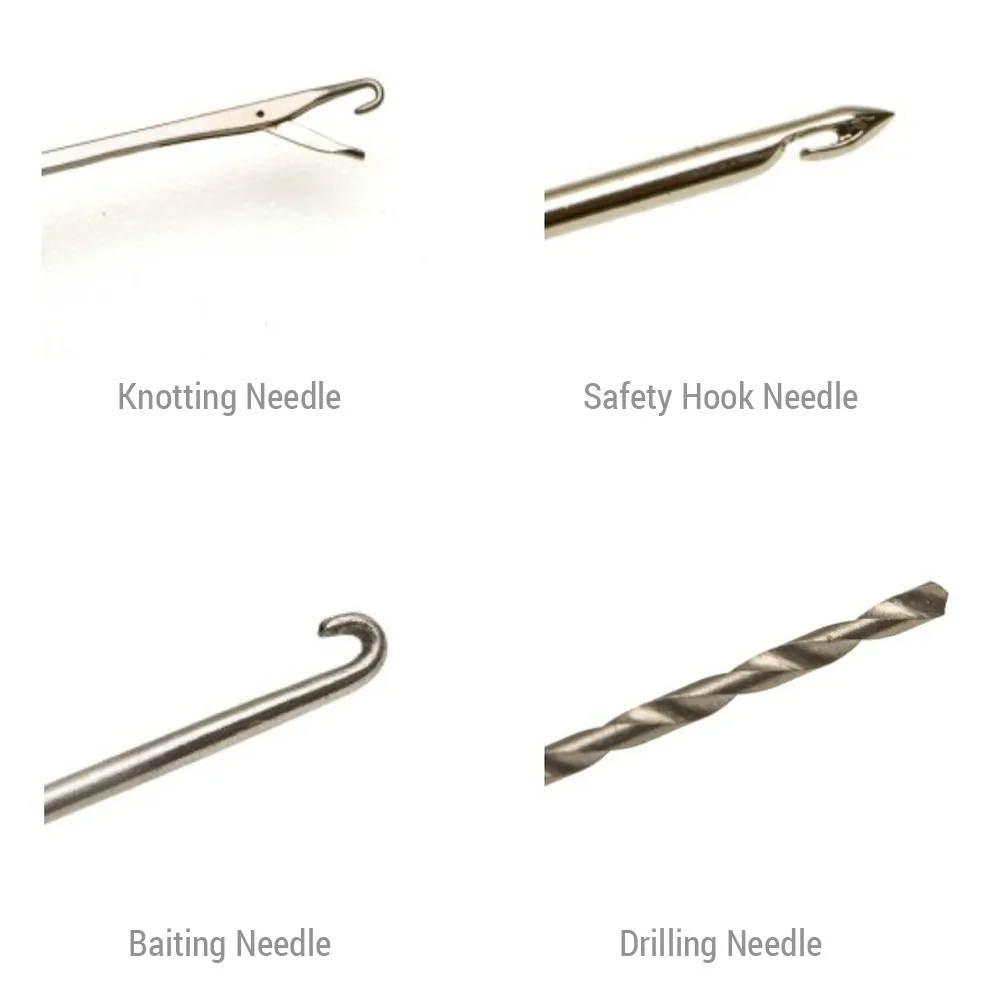 Herramientas compactas para preparar boilies y rigs