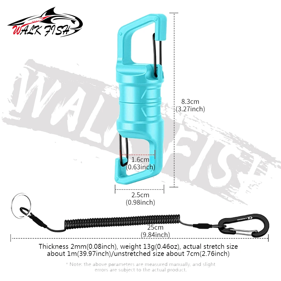 WALK FISH Red magnética de pesca anticaída con cuerda y soporte - imagen 5