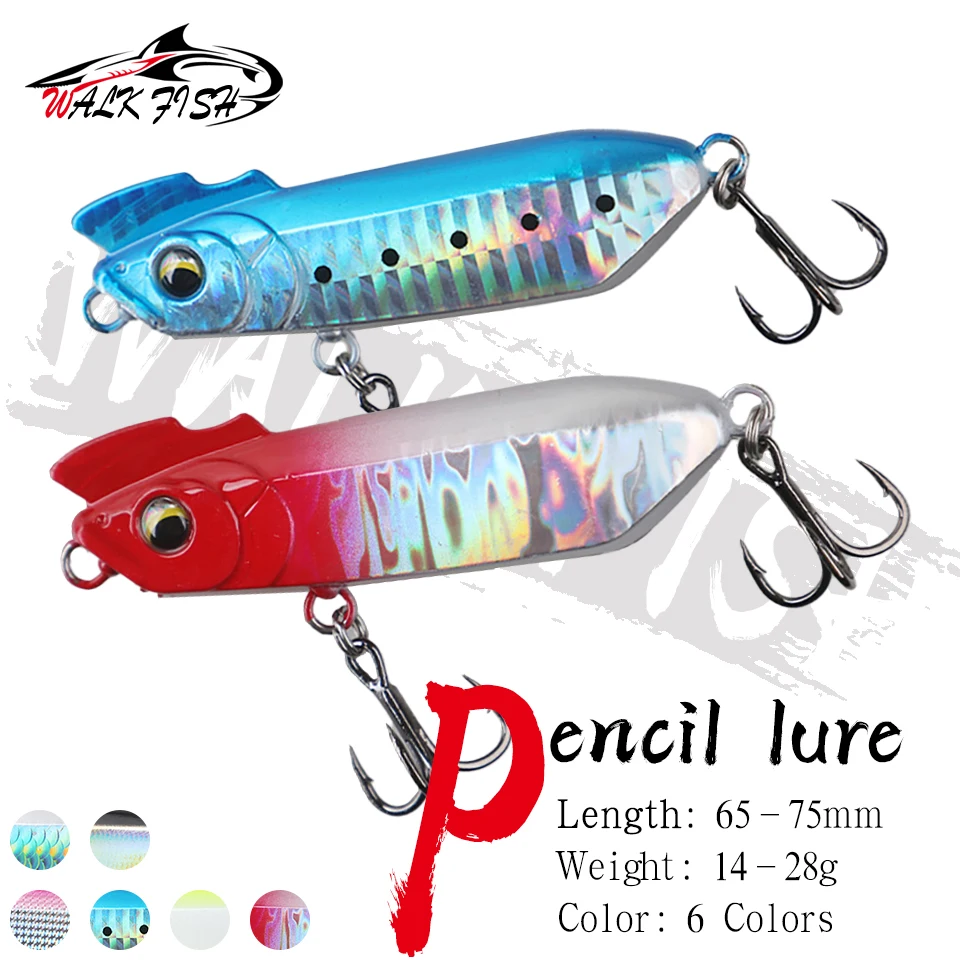 WALK FISH Lubina señuelo tipo lápiz hundimiento de lanzado largo - imagen 5