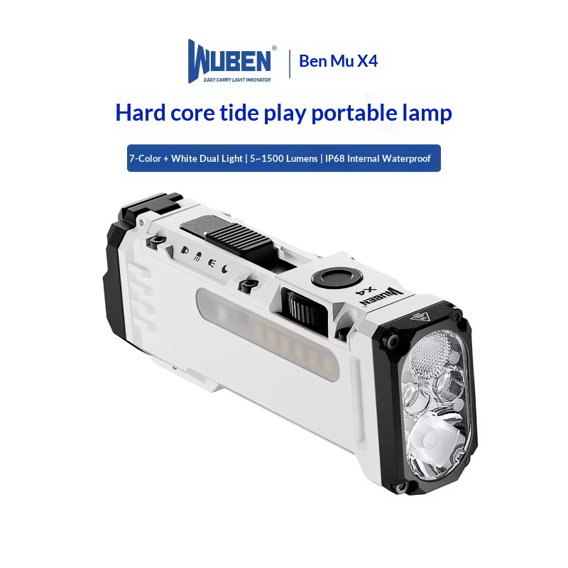 Linterna Wuben X4 para pesca – Luz RGB magnética portátil - imagen 2