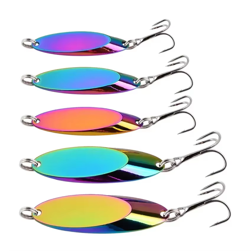 Spinnerbait de metal para trucha con lentejuelas - imagen 2
