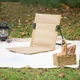 Silla plegable camping con respaldo acolchado portátil para pesca - imagen 3