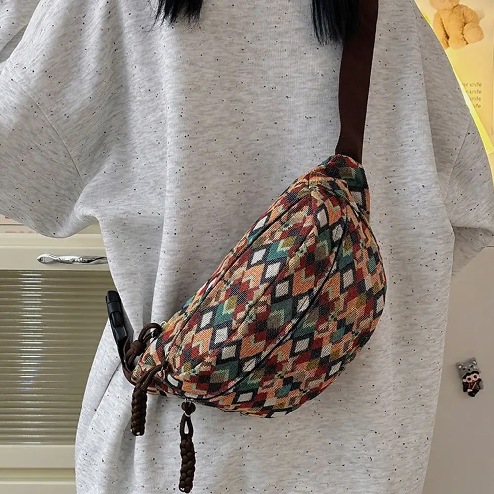 Bolso bandolera bohemia ligera gran capacidad para mujer