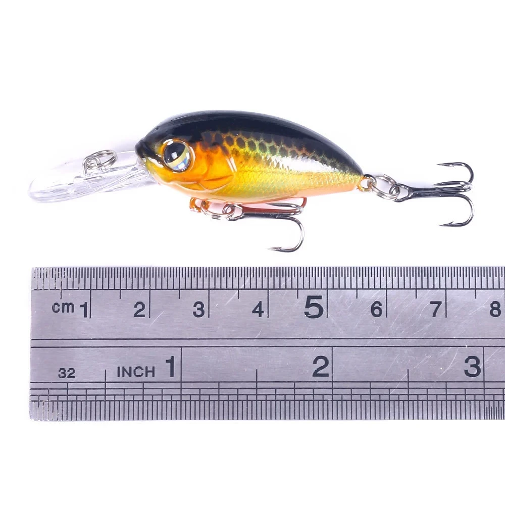 CrankBait Wobblers Squarebill Deep Driving para lubina y trucha - imagen 3
