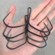 Anzuelos mariposa dobles de acero alto carbono para romper escamas - imagen 4