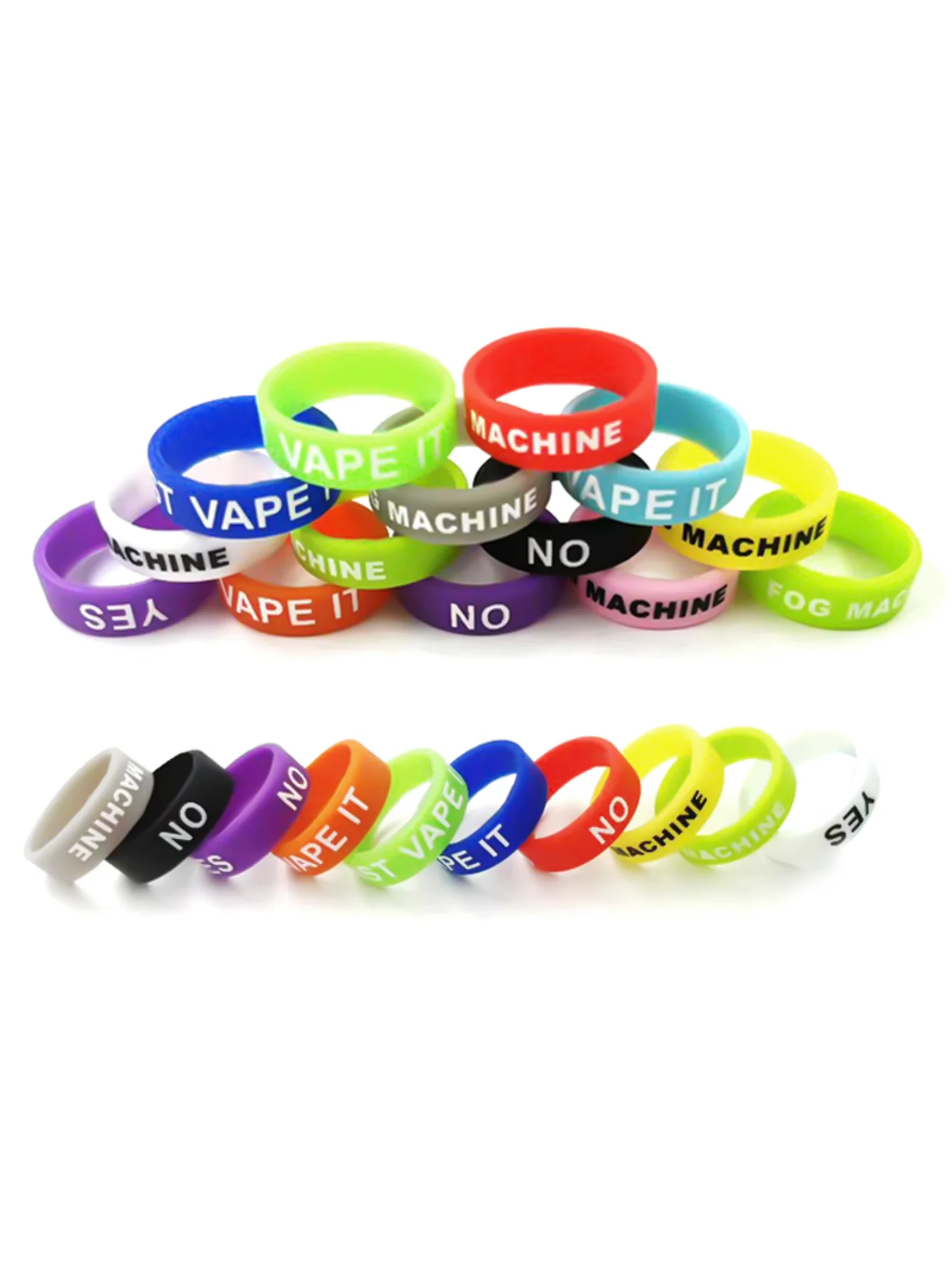 Colores aleatorios del set de 10 anillos