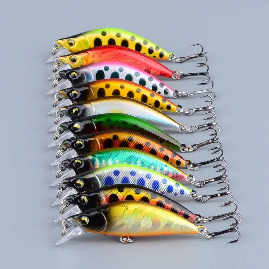 Señuelo minnow mini wobbler hundible para perca en aguas profundas - imagen 5