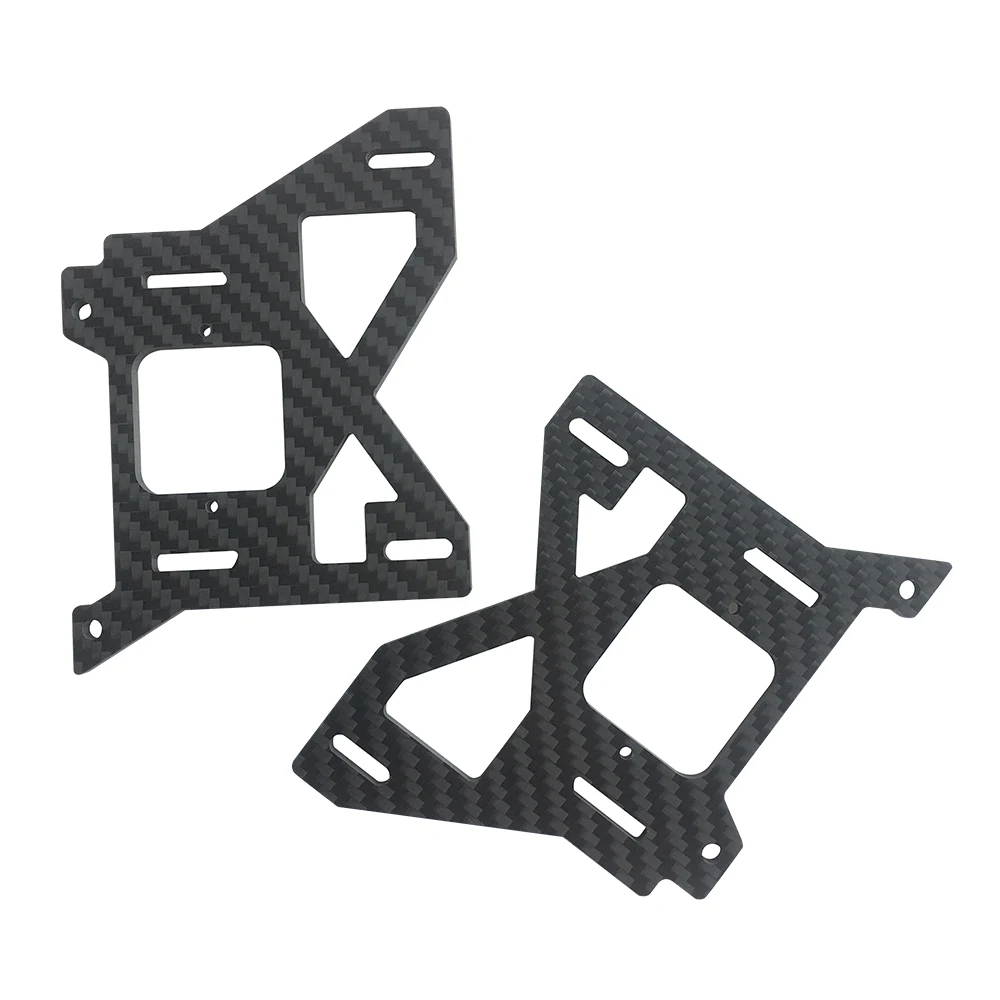 Piezas de fibra de carbono CNC ligeras de corte irregular alta resistencia - imagen 3