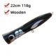 Swolfy Popper de madera para superficie y lucio: señuelo duro - imagen 4