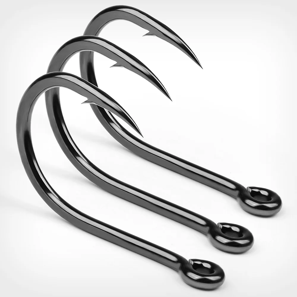 Anzuelos ojo de tubo acero carbono para surfcasting - imagen 2