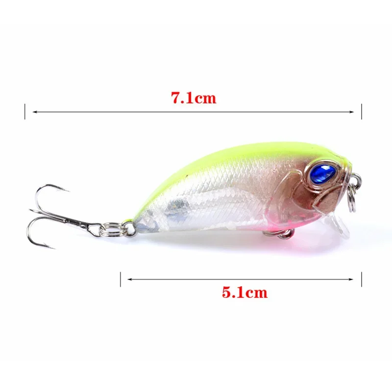 Minnow Flotante 5 cm 7 g – Crankbait para lubina, natacion erratica - imagen 2