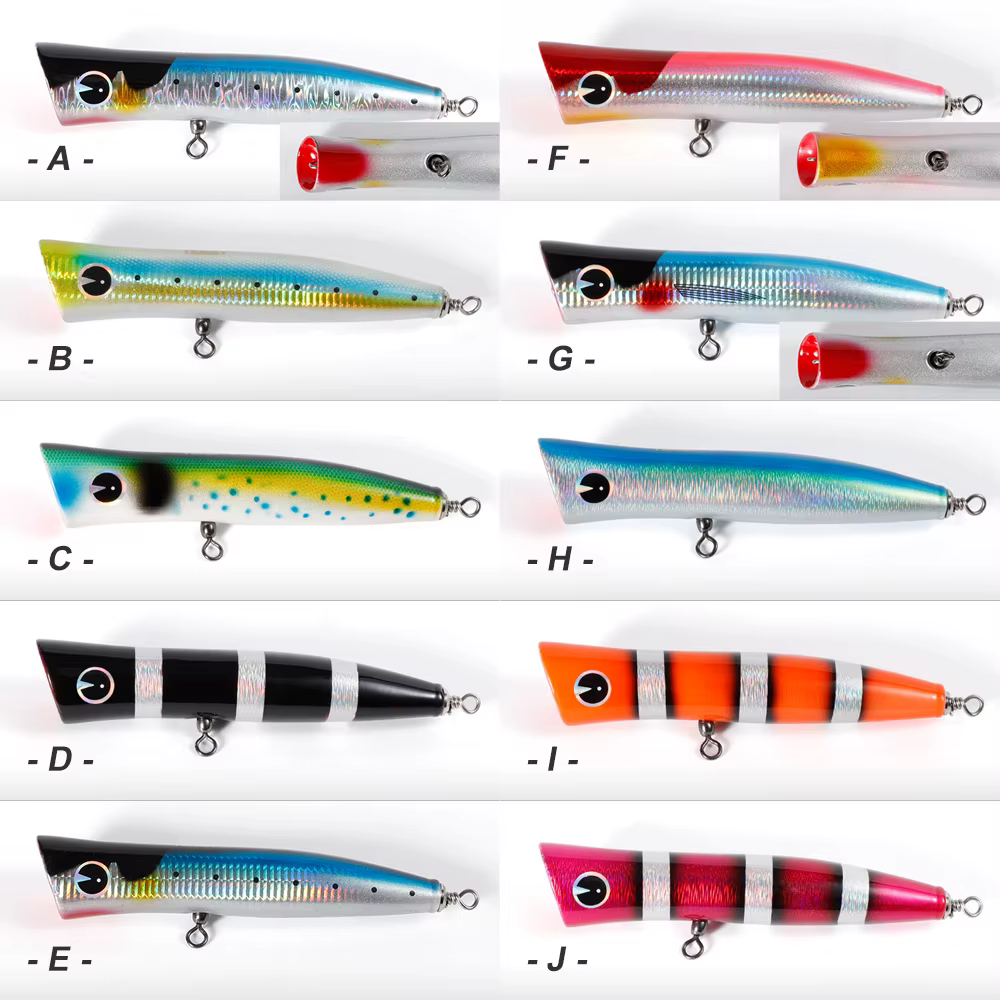 Popper Noeby GT 180mm – Superficie grande para curricán mar - imagen 2