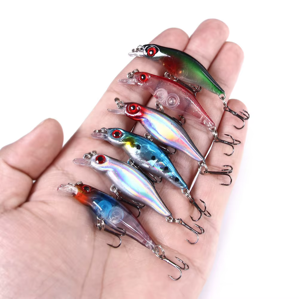 Wobbler flotante de 5 cm para pesca de lubina