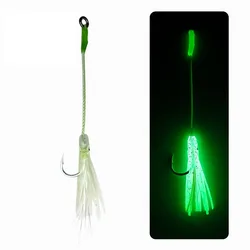 Anzuelos Luminosos 2/0 Slow Jigging Calamar y Pulpo